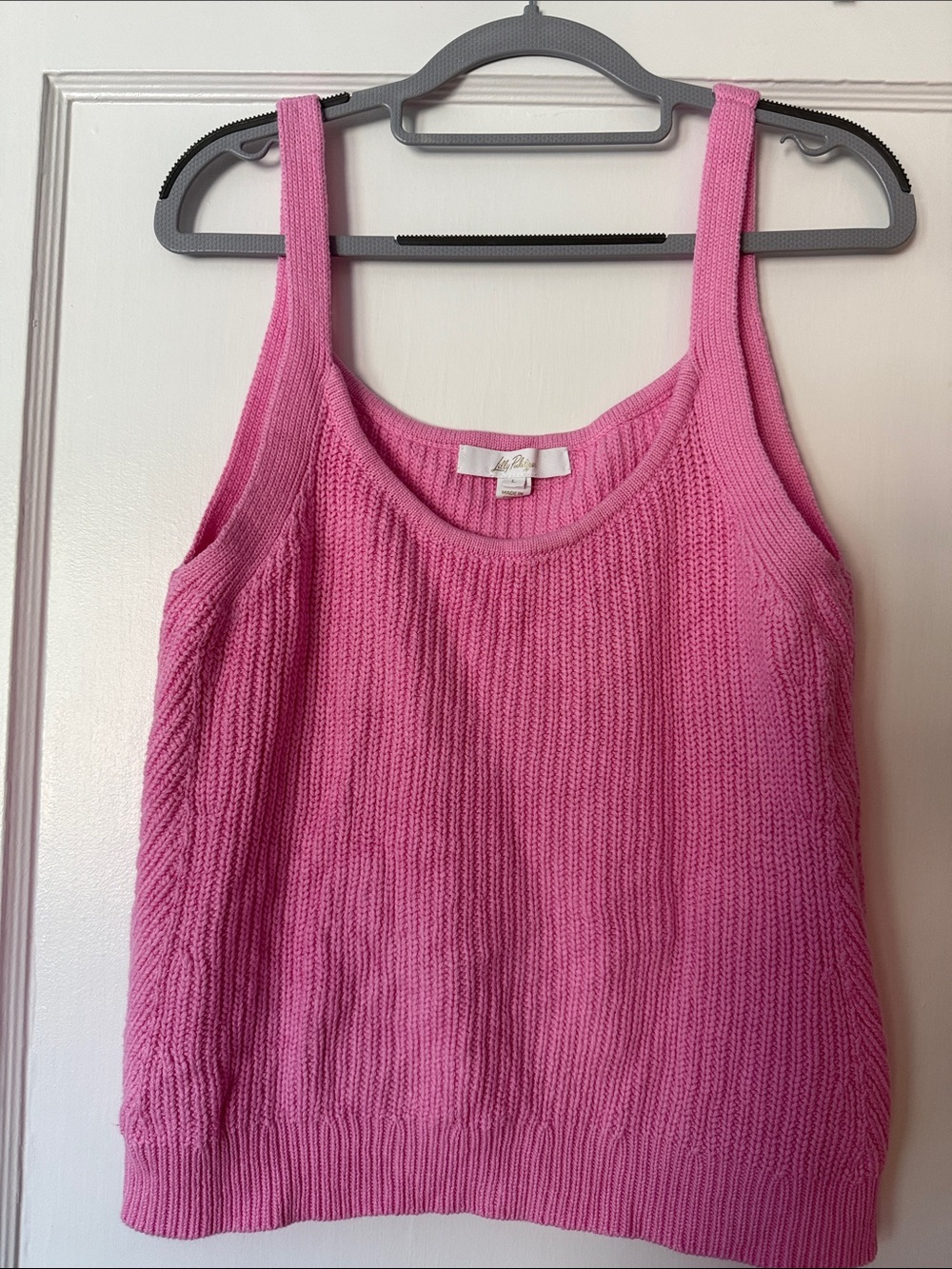 Lilly Pulitzer Ribbed Knit Tank Top - Hot Pink